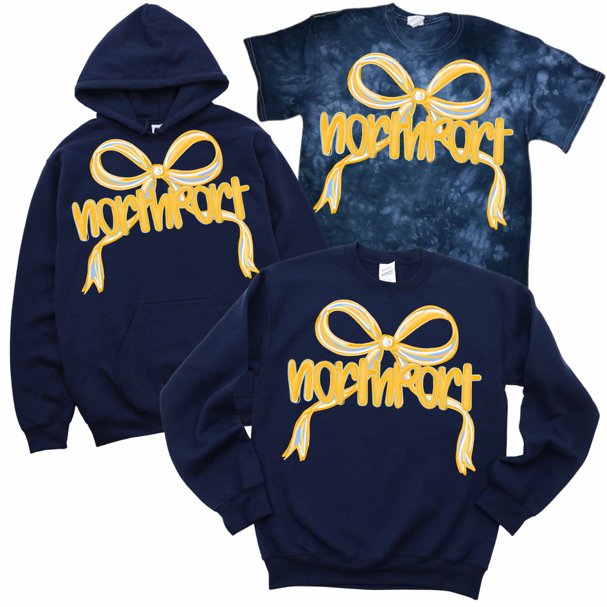 Northport Bow - Navy | Fifth Avenue Elementary Spiritwear Fundraiser | LI Spirit & Sports Apparel