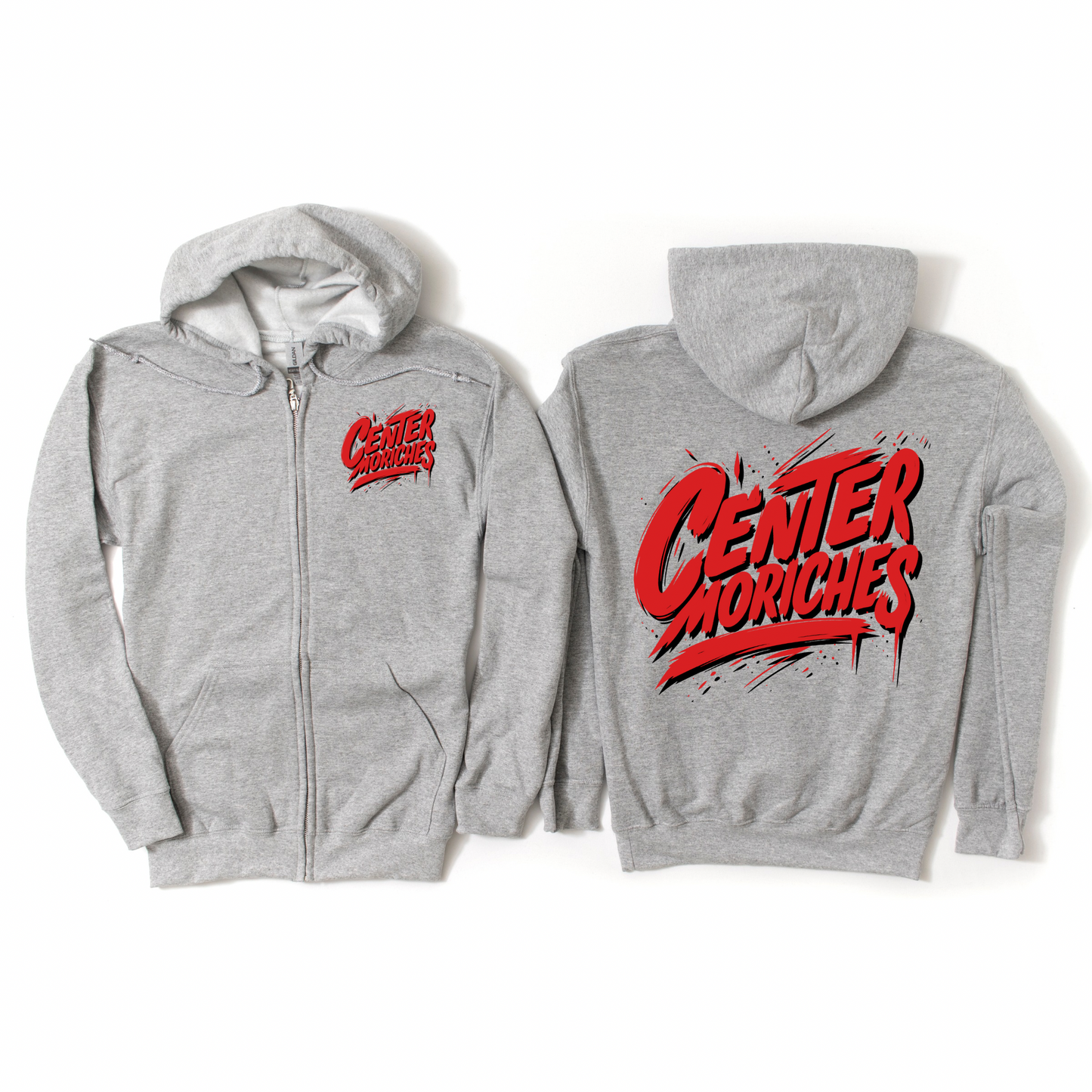 Center Moriches Drip Zip-Up Hoodie | Center Moriches MS Spiritwear Fundraiser | LI Spirit & Sports Apparel