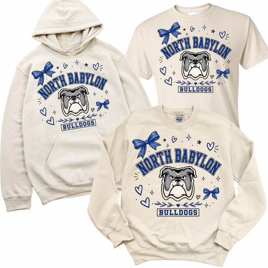 North Babylon Sweetheart - Sand | Woods Road Elementary Spiritwear Fundraiser | LI Spirit & Sports Apparel