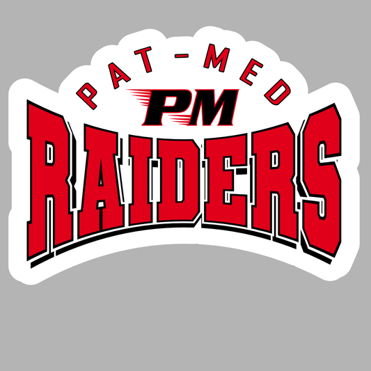 Pat-Med Raiders Car Magnet | Canaan Spiritwear Fundraiser | LI Spirit & Sports Apparel