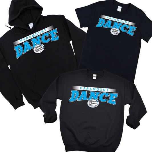 Paramount Dance Spirit - Black | Paramount Dance Academy | LI Spirit & Sports Apparel