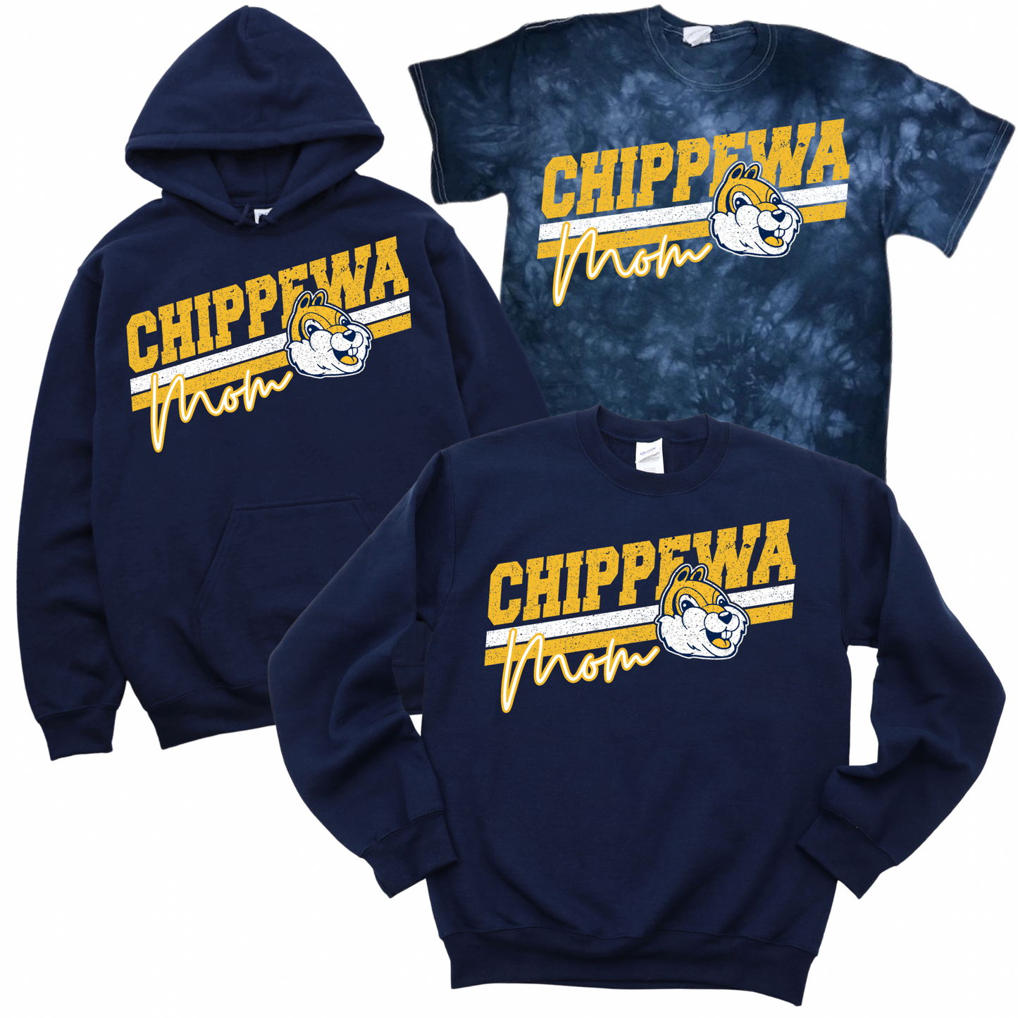 Chippewa Mom - Navy | Chippewa Spiritwear Fundraiser | LI Spirit & Sports Apparel