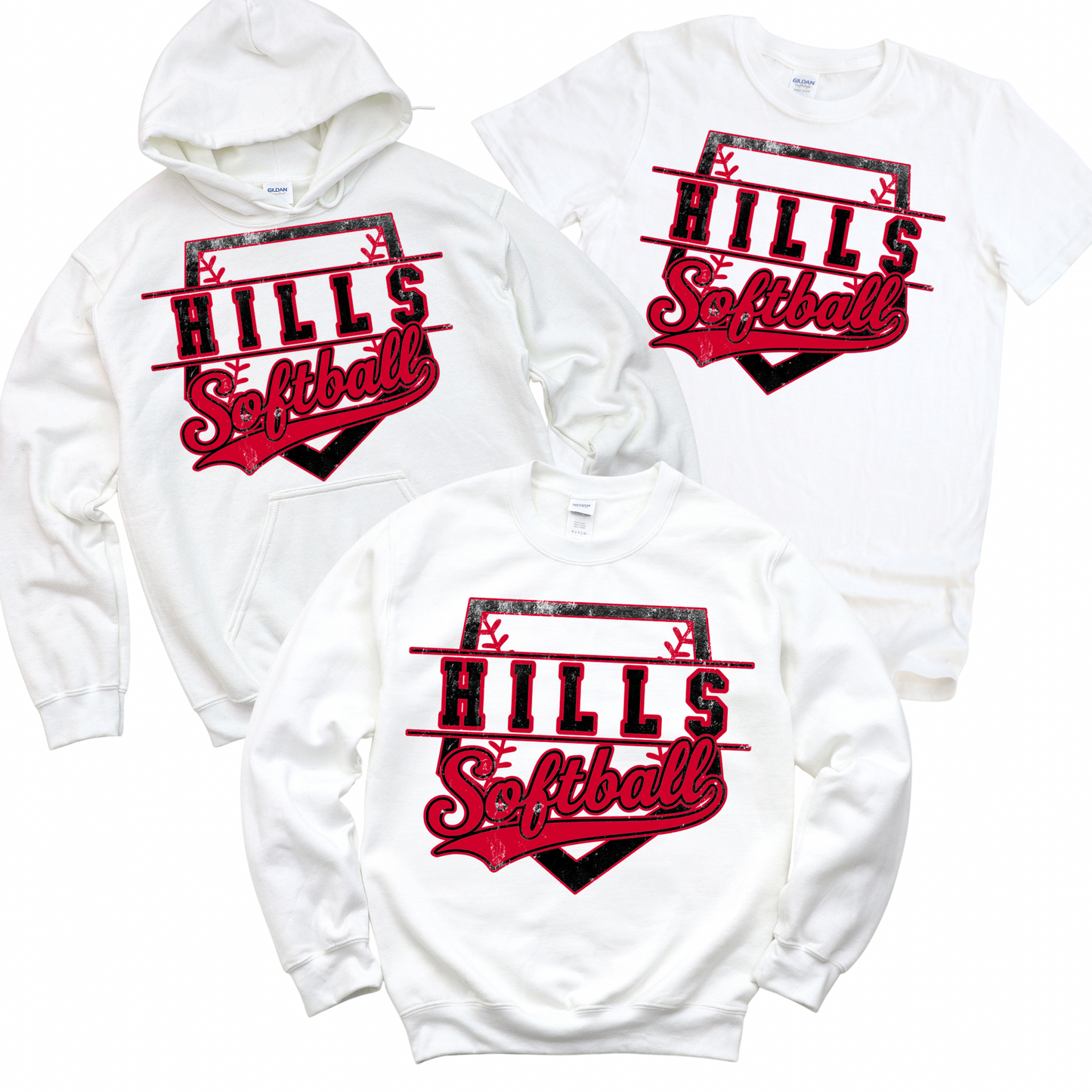 Hills Softball - White | LI Spirit & Sports Apparel