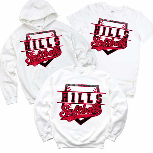 Hills Softball - White | LI Spirit & Sports Apparel
