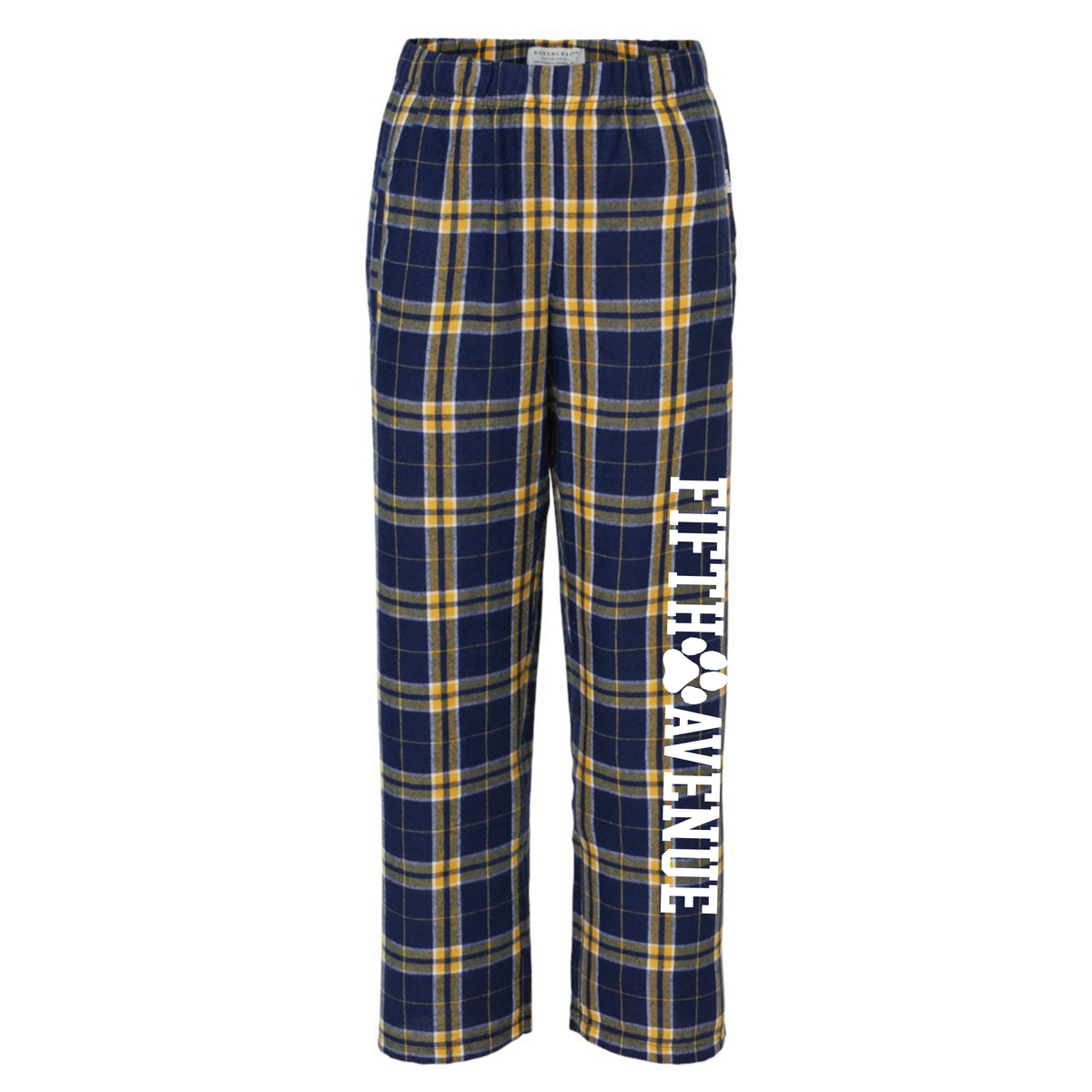 Fifth Avenue Flannel Pajama Pants | Fifth Avenue Elementary Spiritwear Fundraiser | LI Spirit & Sports Apparel