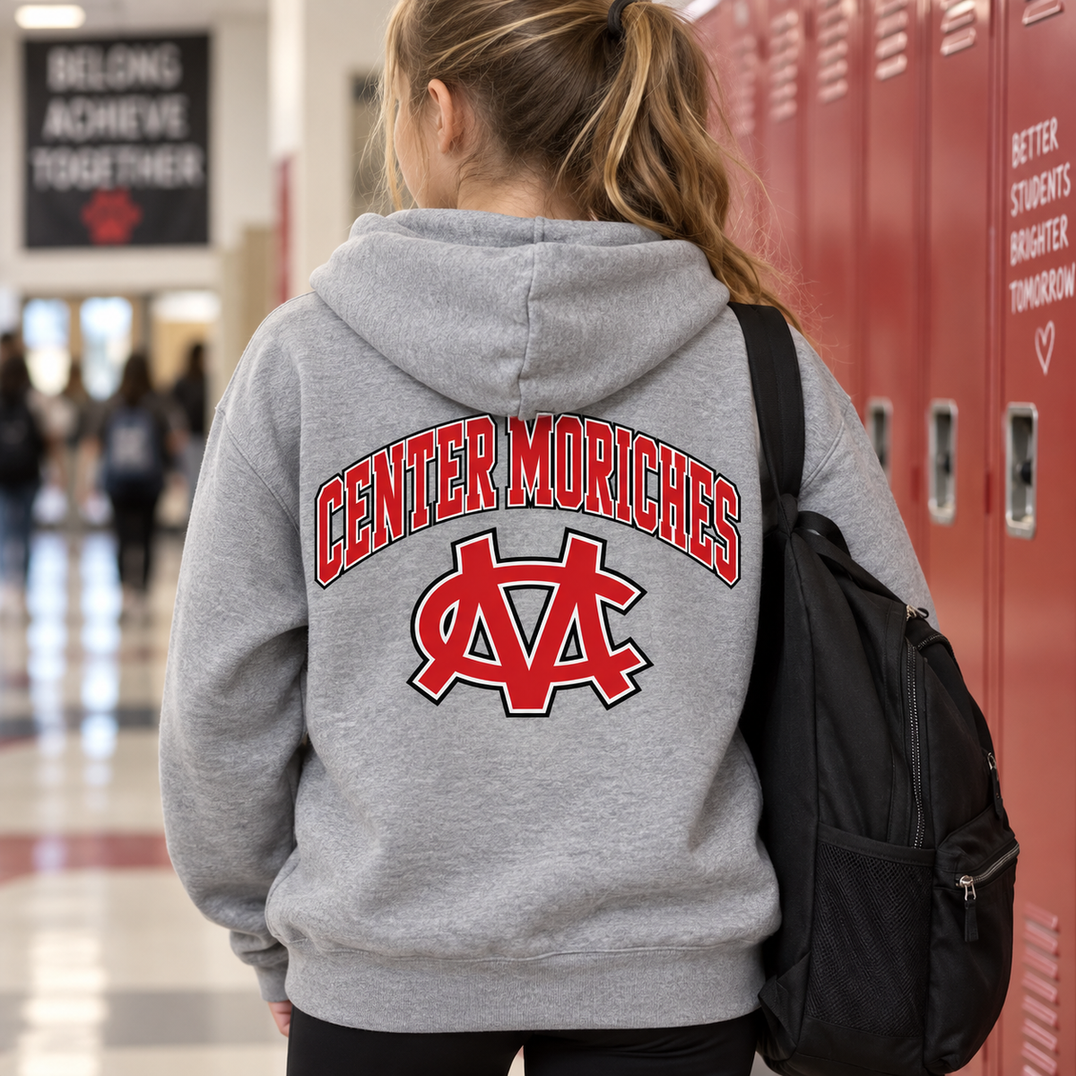 CM Heritage - Athletic Gray | Center Moriches MS Spiritwear Fundraiser | LI Spirit & Sports Apparel