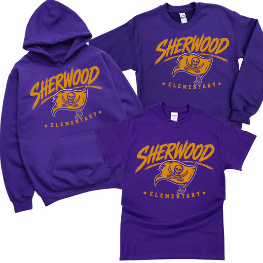 Sherwood Rush - Purple | Sherwood Elementary Spiritwear Fundraiser | LI Spirit & Sports Apparel
