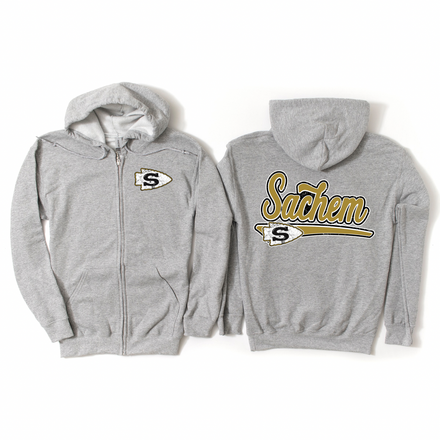 Sachem Zip-Up Hoodie | Sachem Apparel | LI Spirit & Sports Apparel