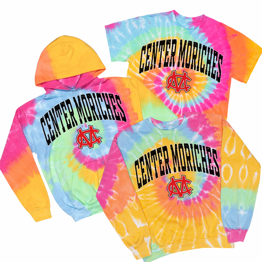 Varsity Center Moriches Tie Dye | Center Moriches MS Spiritwear Fundraiser | LI Spirit & Sports Apparel