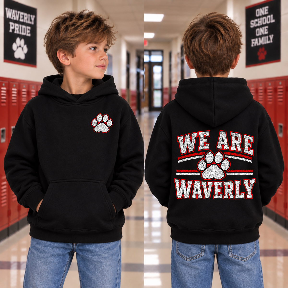 We Are Waverly - Black | Waverly Spiritwear | LI Spirit & Sports Apparel