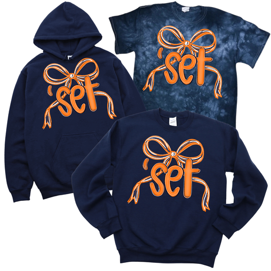 ‘Set Bow - Navy | Munsey Park Spiritwear Fundraiser | LI Spirit & Sports Apparel
