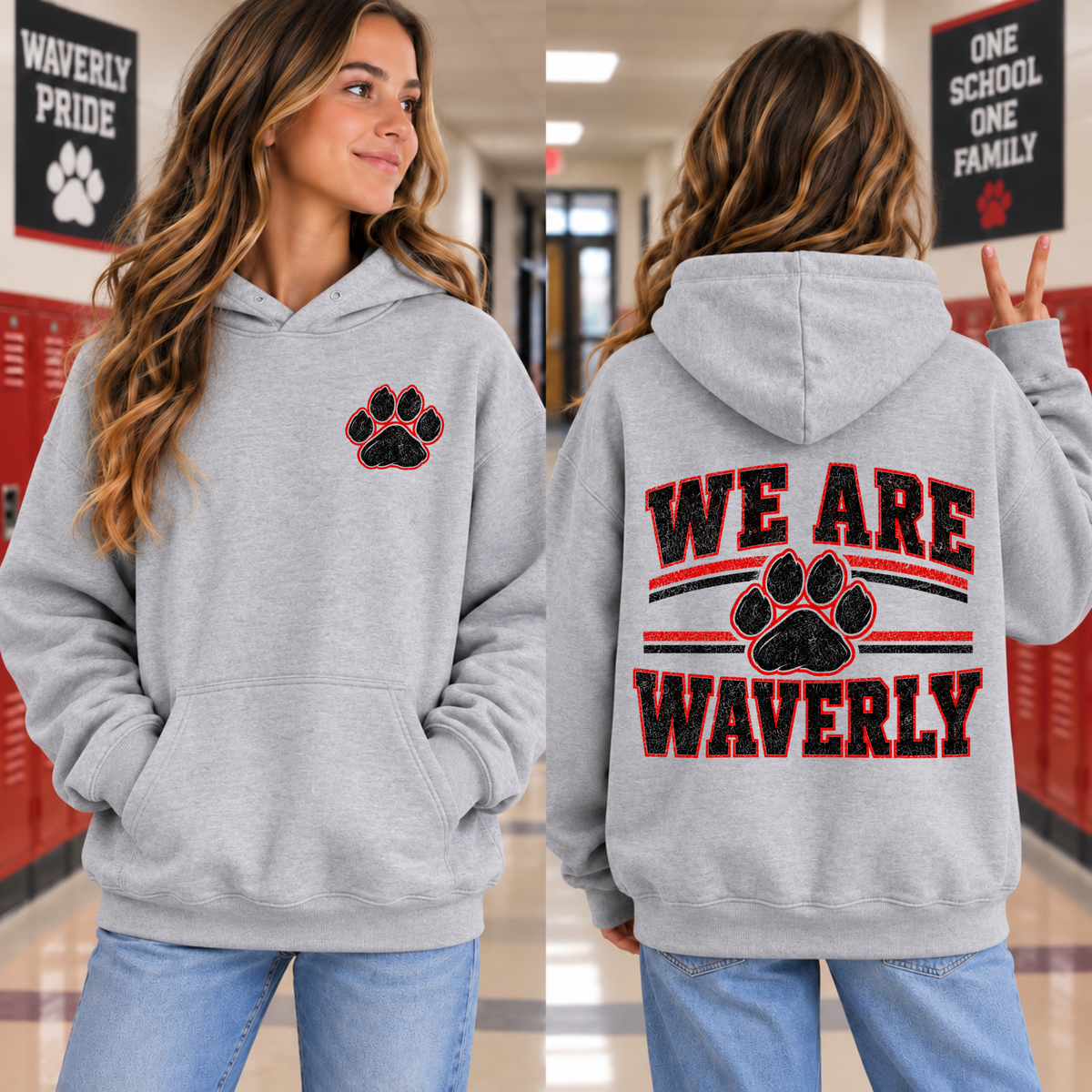 We Are Waverly - Athletic Gray | Waverly Spiritwear | LI Spirit & Sports Apparel