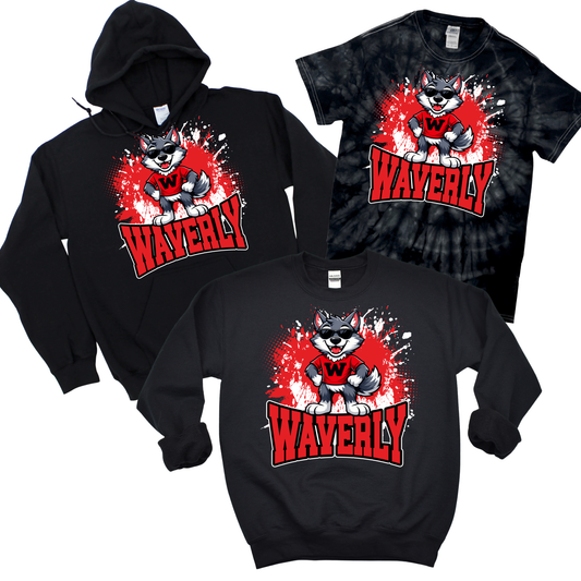 Waverly Wolf Pack - Black | Waverly Elementary Spiritwear Fundraiser | LI Spirit & Sports Apparel