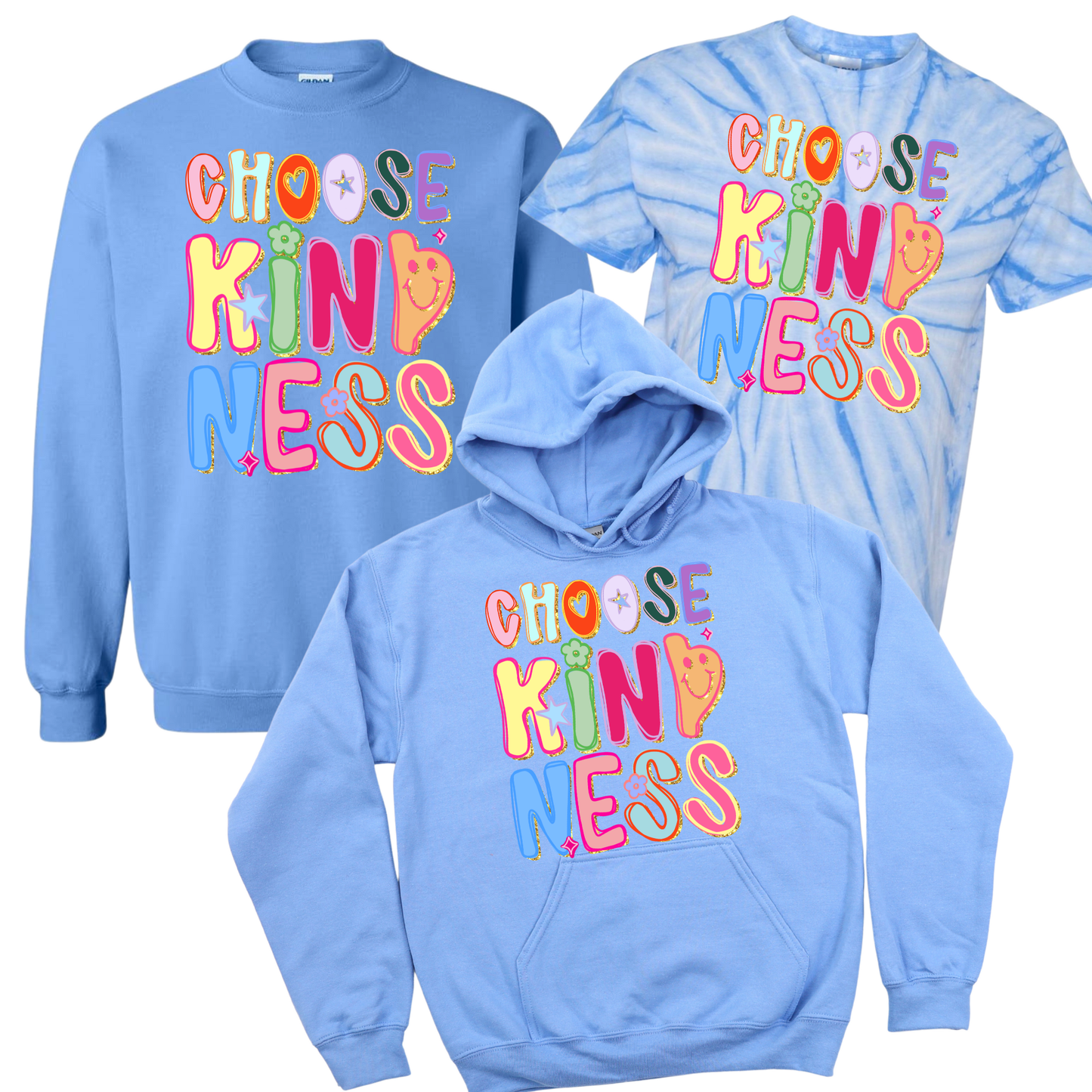 Choose Kindness Color Pop - Carolina Blue | Kindness Club Fundraiser | LI Spirit & Sports Apparel