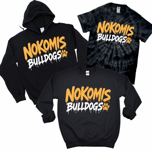 Nokomis Hype - Black | Nokomis Elementary Spiritwear Fundraiser | LI Spirit & Sports Apparel