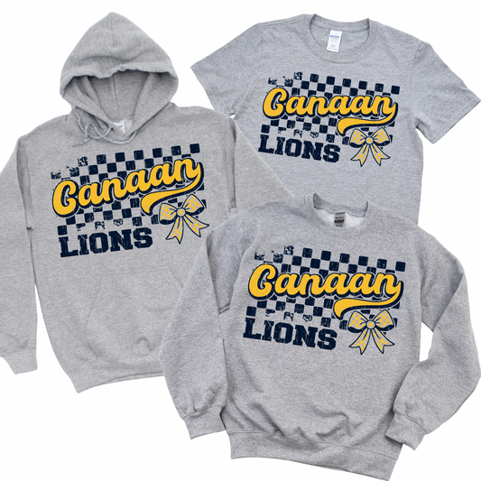 Lions & Bows | Canaan Spiritwear Fundraiser | LI Spirit & Sports Apparel