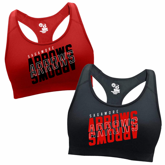 Sagamore Arrows Girls/Womens Sports Bra | Sagamore Spiritwear Fundraiser | LI Spirit & Sports Apparel