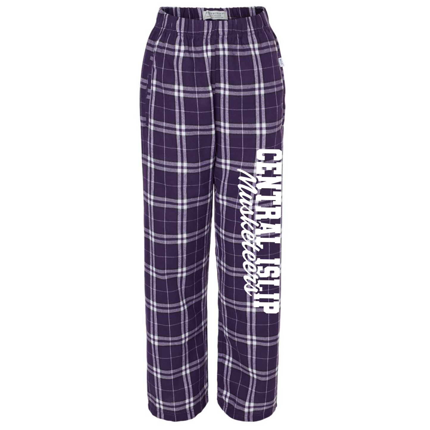 CI Musketeers Flannel Pajama Pants | CI Baseball Spiritwear Fundraiser | LI Spirit & Sports Apparel
