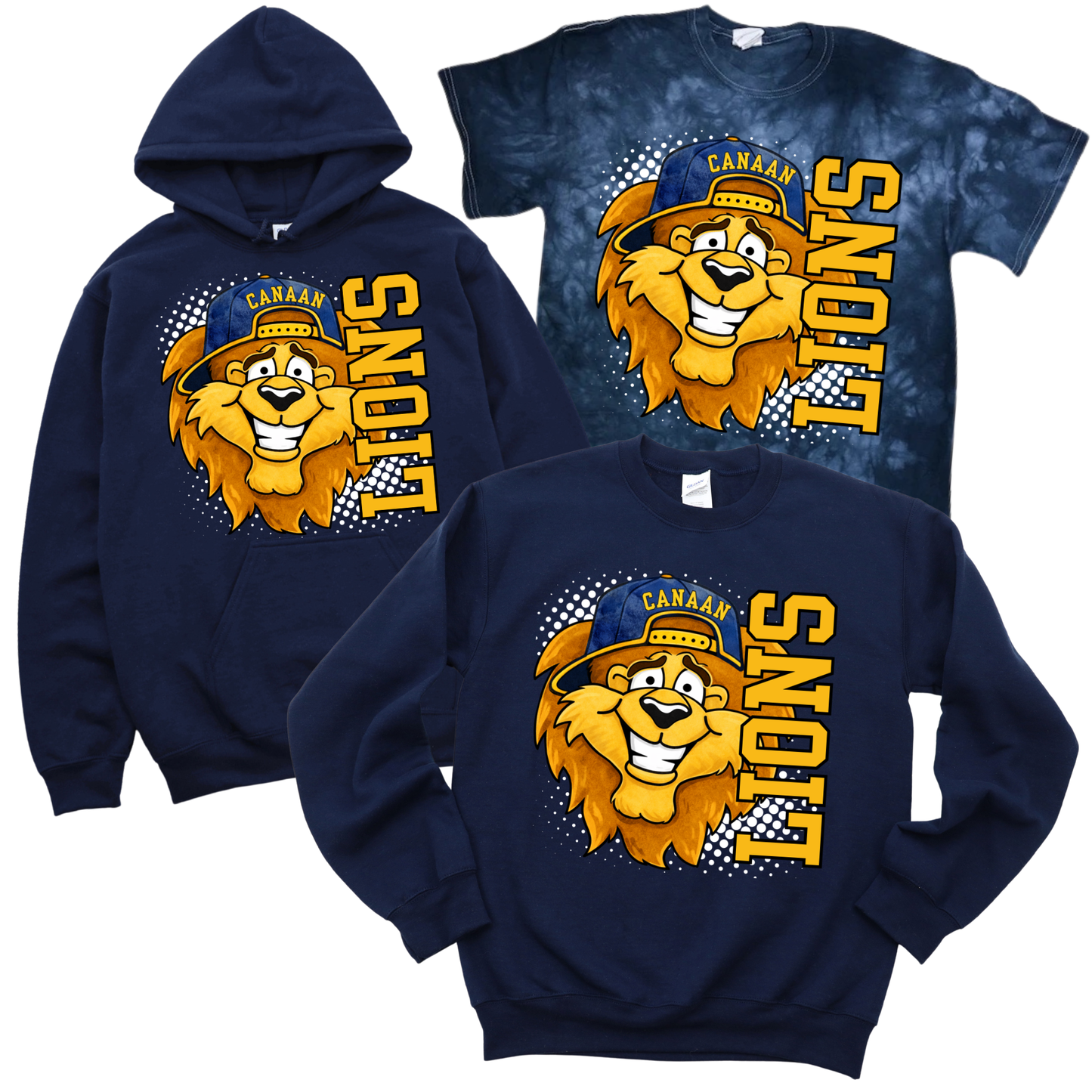 Canaan Lions SnapBack - Navy | Canaan Spiritwear Fundraiser | LI Spirit & Sports Apparel