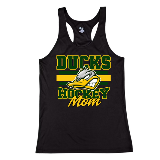 Ducks Hockey Mom Womens Tank Top | Ducks Hockey Spiritwear | LI Spirit & Sports Apparel