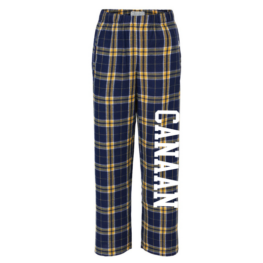 Canaan Flannel Pajama Pants | Canaan Spiritwear Fundraiser | LI Spirit & Sports Apparel