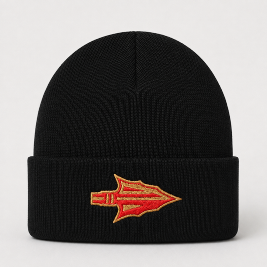 Sachem Arrow Embroidered Beanie | Sagamore Football | LI Spirit & Sports Apparel