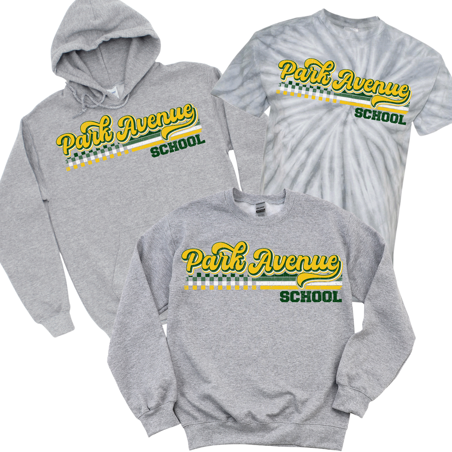 Retro Park Avenue - Atlantic Gray | Park Avenue Spiritwear Fundraiser | LI Spirit & Sports Apparel