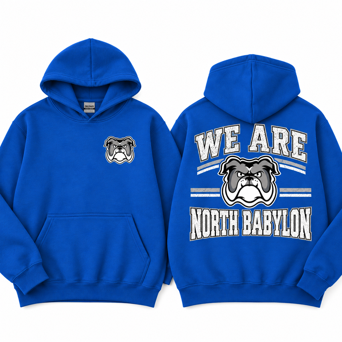 We Are North Babylon - Royal Blue | Woods Road Elementary Spiritwear Fundraiser | LI Spirit & Sports Apparel