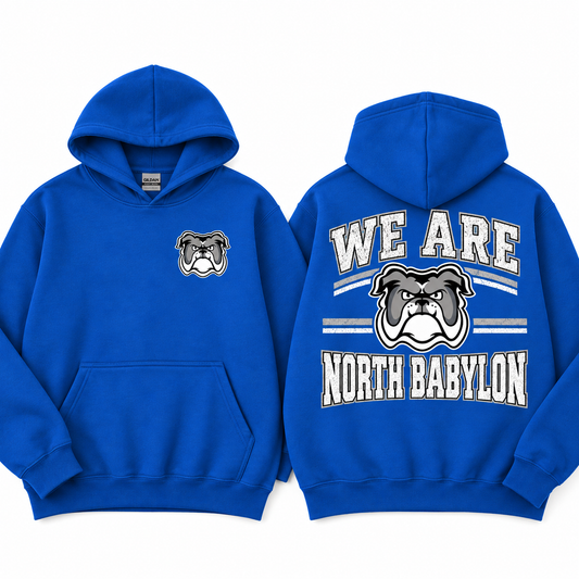 We Are North Babylon - Royal Blue | Woods Road Elementary Spiritwear Fundraiser | LI Spirit & Sports Apparel