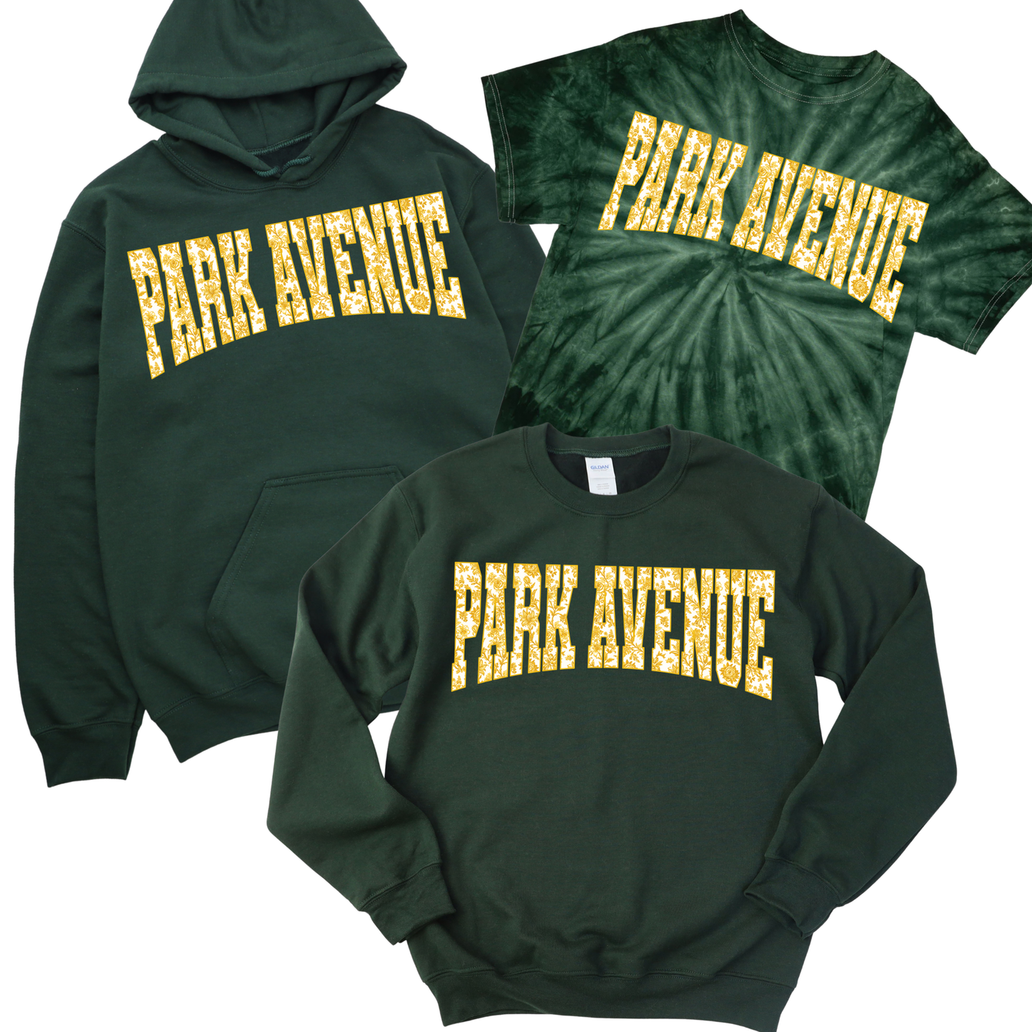 Park Avenue Floral - Forest Green | Park Avenue Spiritwear Fundraiser | LI Spirit & Sports Apparel