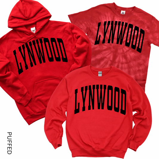 Puffed Lynwood | Lynwood Spiritwear Fundraiser | LI Spirit & Sports Apparel