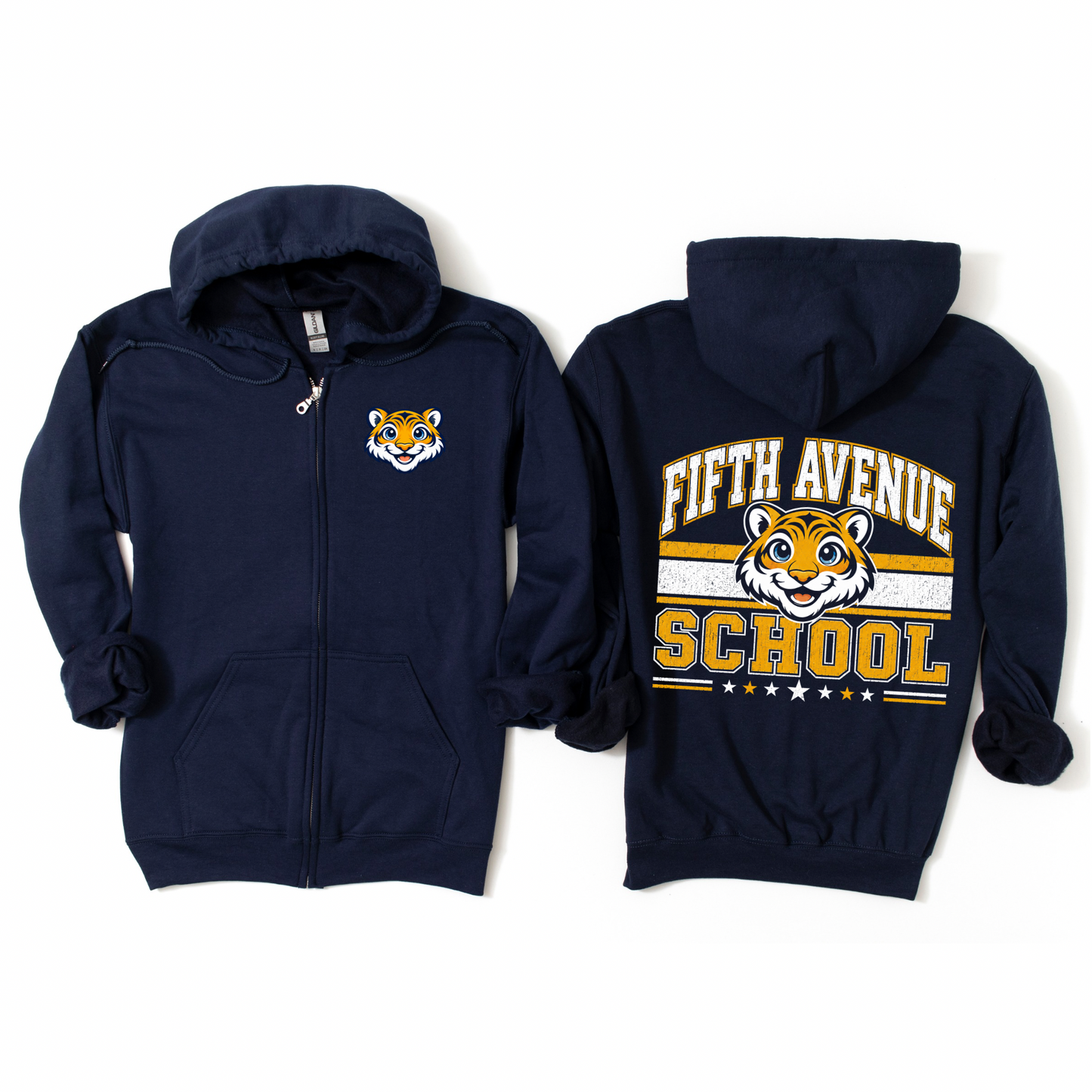 Fifth Avenue School Zip-Up Hoodie | Fifth Avenue Spiritwear Fundraiser | LI Spirit & Sports Apparel
