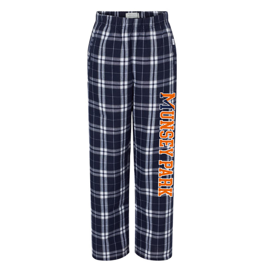 Munsey Park Flannel Pajama Pants | Munsey Park Spiritwear Fundraiser | LI Spirit & Sports Apparel