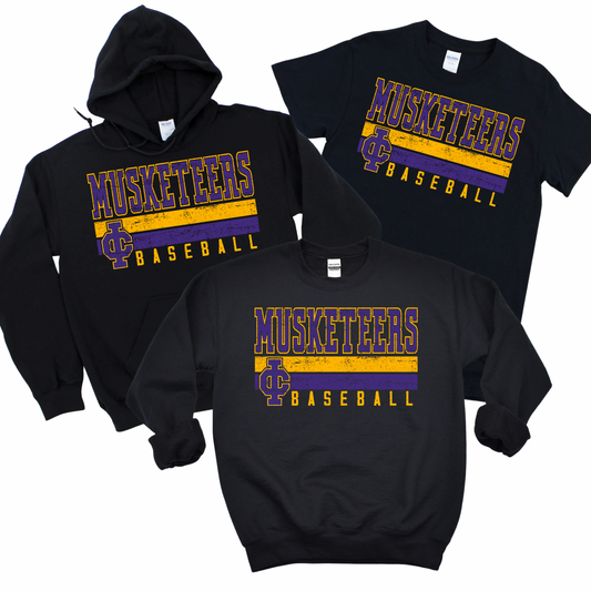 Retro CI Baseball - Black | CI Baseball Spiritwear Fundraiser | LI Spirit & Sports Apparel