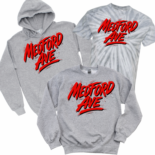 Medford Ave Drip - Athletic Gray | Medford Ave Elementary Spiritwear Fundraiser | LI Spirit & Sports Apparel