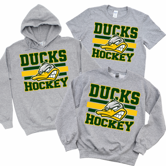 Ducks Hockey - Athletic Gray | Ducks Hockey Spiritwear | LI Spirit & Sports Apparel