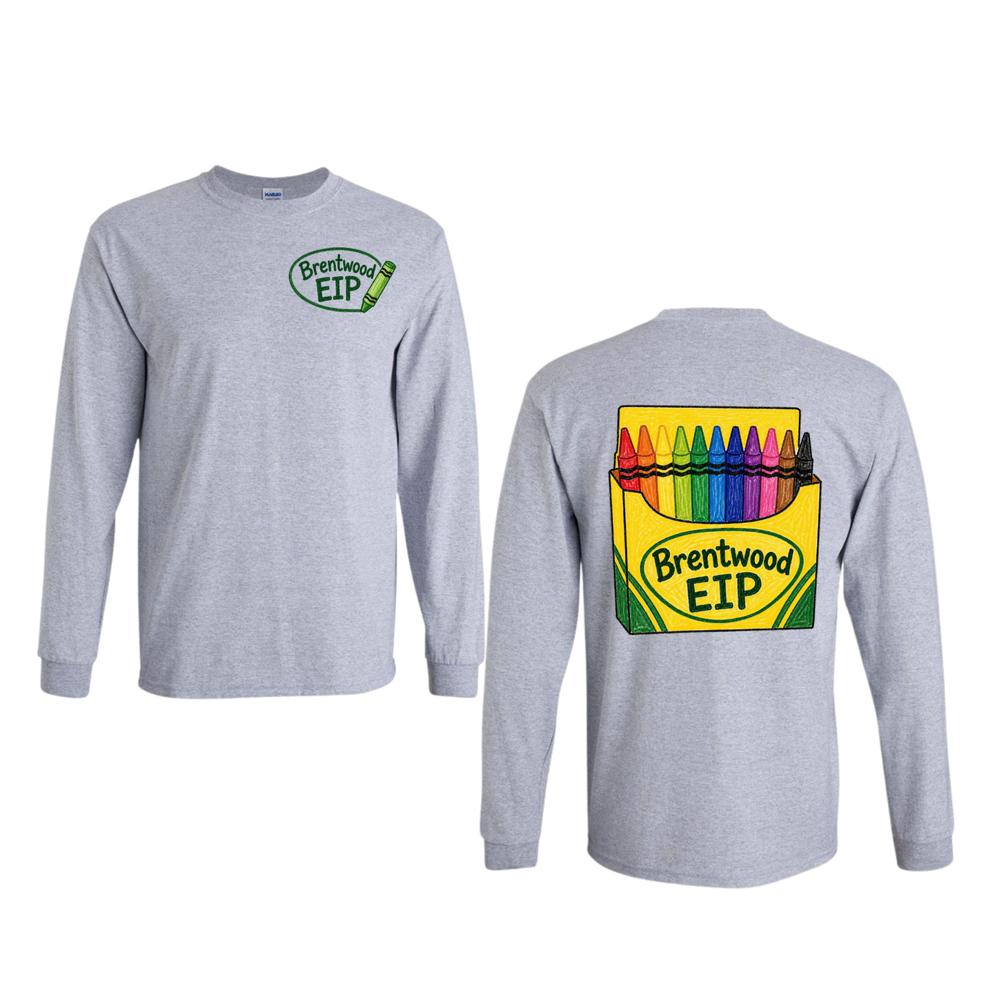 Brentwood EIP Coloring Our World - Athletic Gray | Brentwood EIP Spiritwear Fundraiser | LI Spirit & Sports Apparel