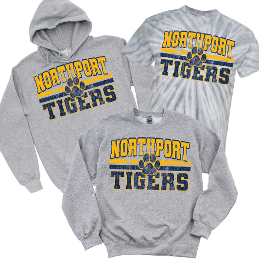 Vintage Pulaski Elementary - Athletic Gray | Pulaski Road Spiritwear Fundraiser | LI Spirit & Sports Apparel