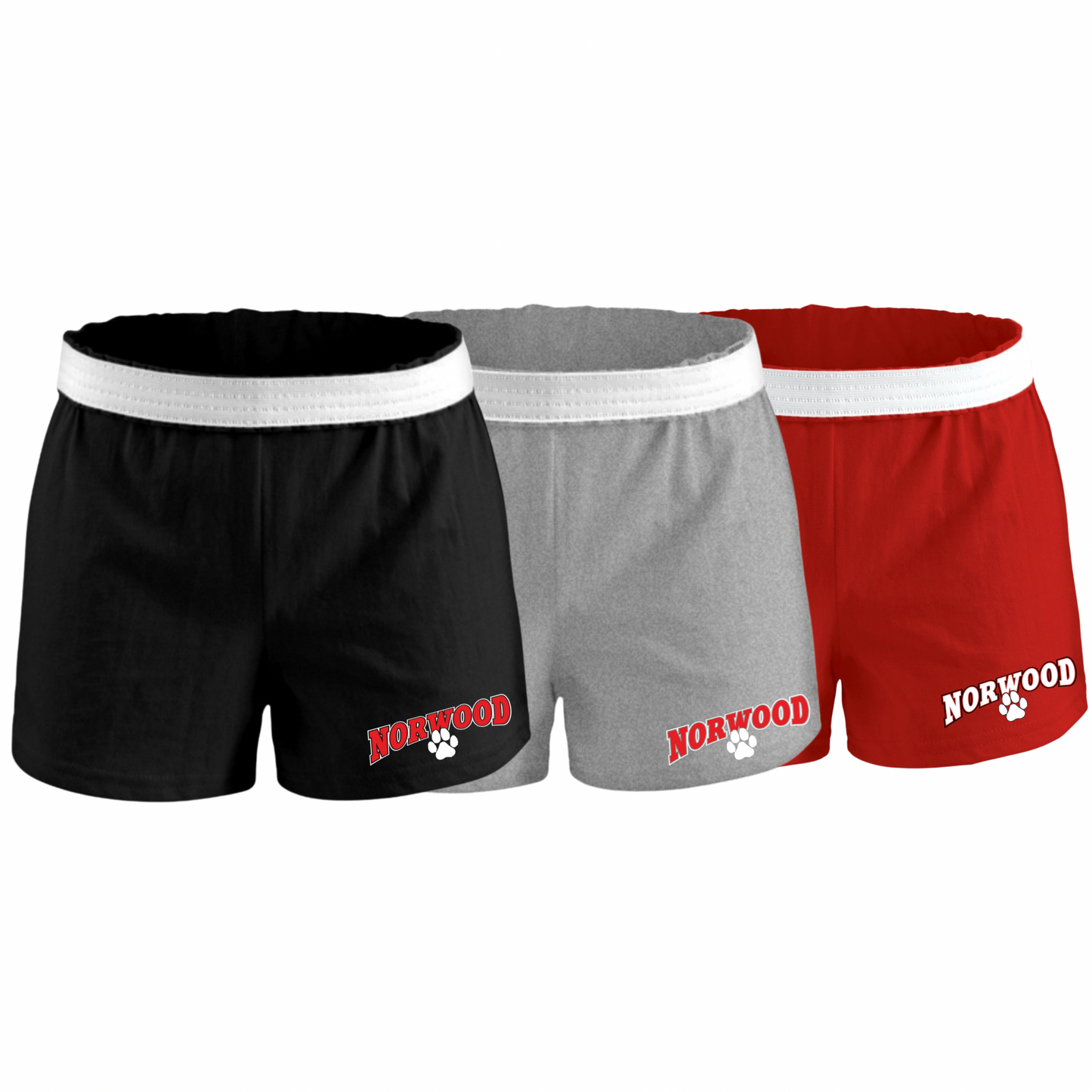 Norwood Arch Girls/Womens Shorts | Norwood Ave Spiritwear Fundraiser | LI Spirit & Sports Apparel