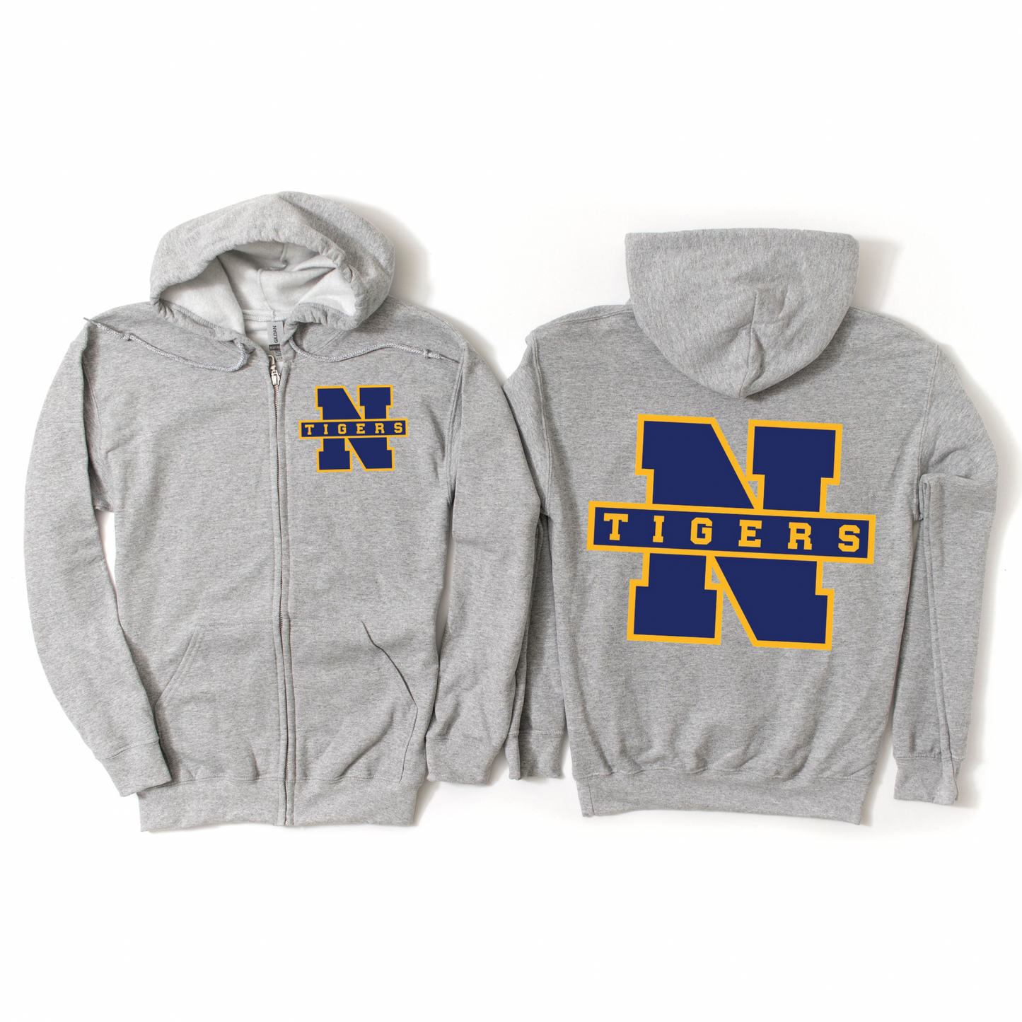 Northport Tigers Zip-Up Hoodie | Pulaski Road Spiritwear Fundraiser | LI Spirit & Sports Apparel
