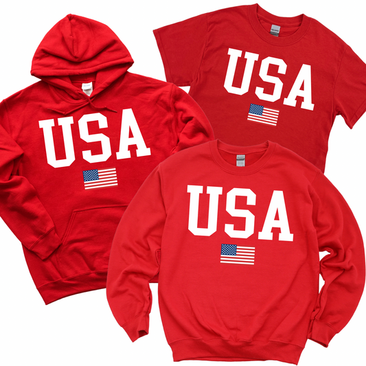 Varsity USA - Red | USA Collection | LI Spirit & Sports Apparel