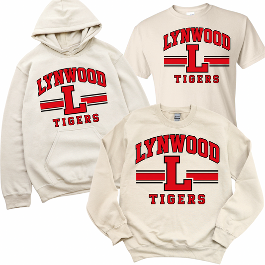 Lynwood Victory Stripe - Sand | Lynwood Elementary Spiritwear Fundraiser | LI Spirit & Sports Apparel