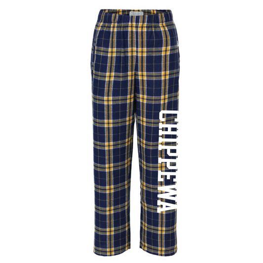 Chippewa Flannel Pajama Pants | Chippewa Spiritwear Fundraiser | LI Spirit & Sports Apparel