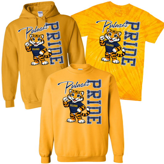 Pulaski Pride - Gold | Pulaski Road Spiritwear Fundraiser | LI Spirit & Sports Apparel