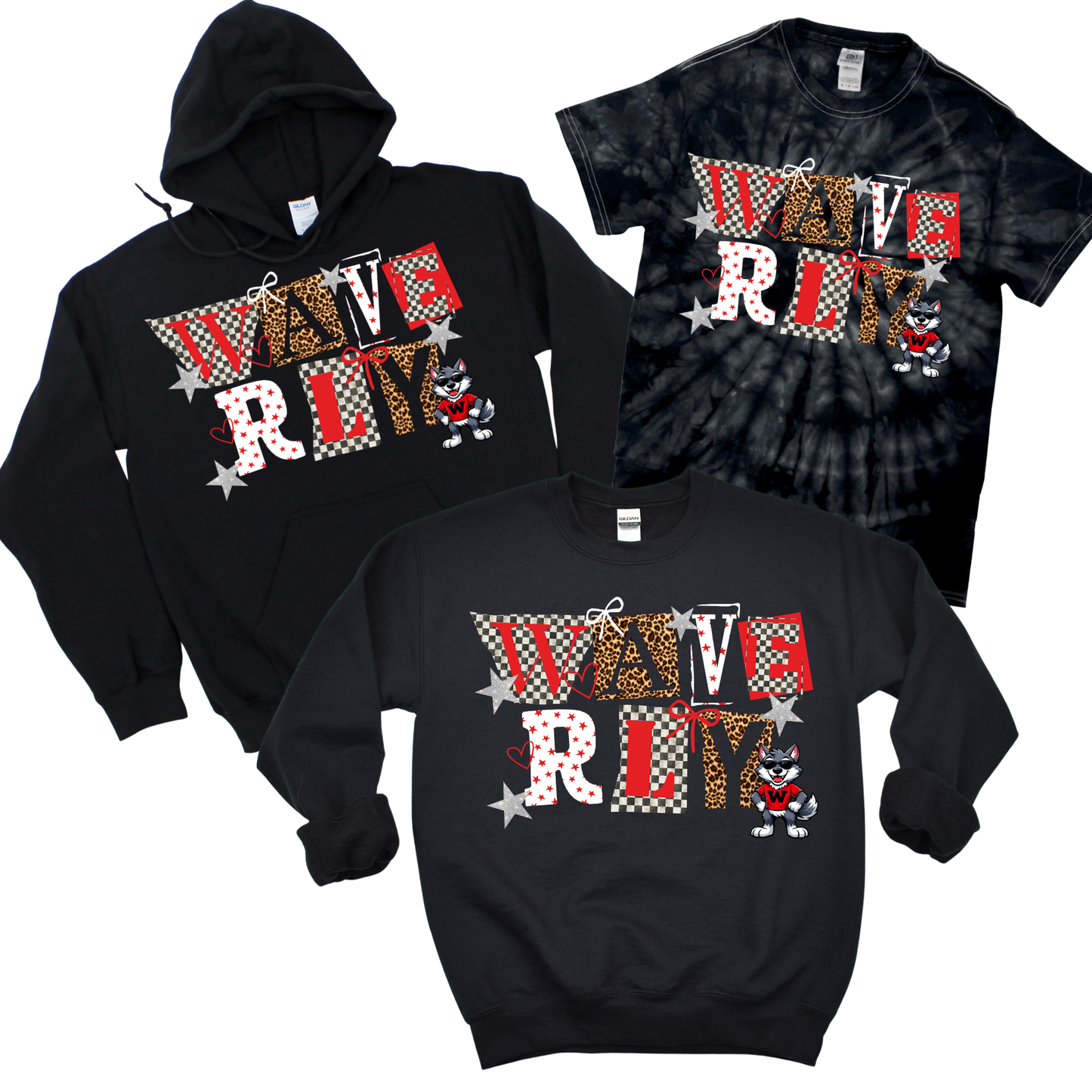Waverly Preppy Spirit - Black | Waverly Elementary Spiritwear Fundraiser | LI Spirit & Sports Apparel
