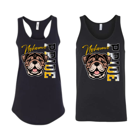Nokomis Pride Tank Top - Black | Nokomis Spiritwear Fundraiser | LI Spirit & Sports Apparel