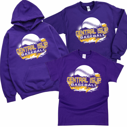 CI Baseball Grand Slam - Purple | CI Baseball Spiritwear Fundraiser | LI Spirit & Sports Apparel