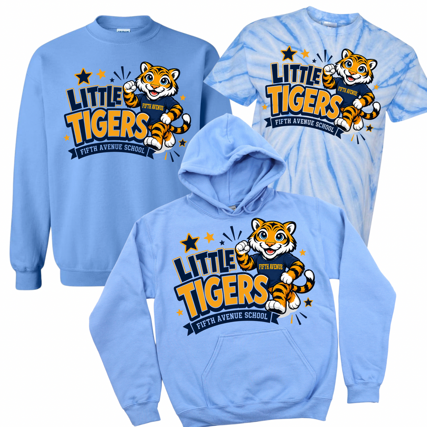 Fifth Avenue Little Tiger - Carolina Blue | Fifth Avenue Spiritwear Fundraiser | LI Spirit & Sports Apparel
