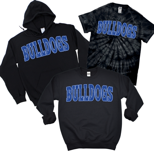 Classic Bulldogs - Black | Woods Road Spiritwear Fundraiser | LI Spirit & Sports Apparel