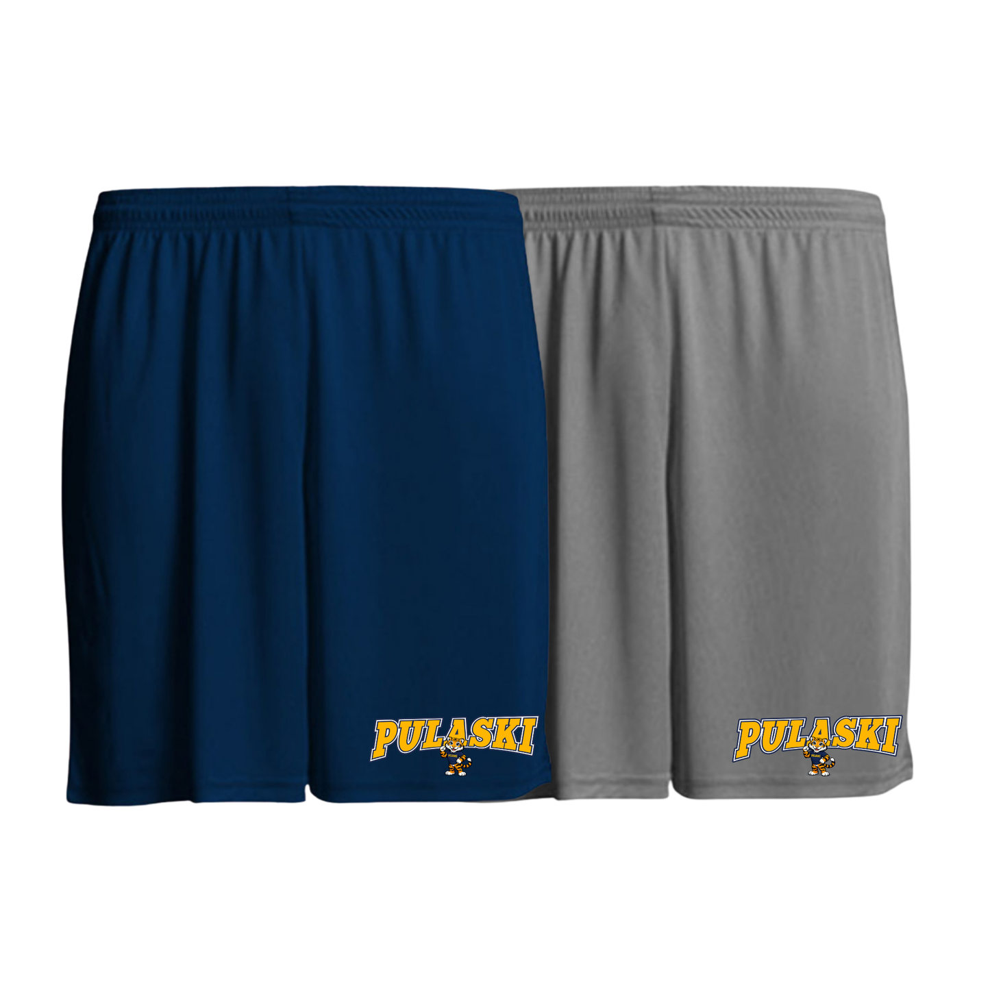 Pulaski Classic Arch Boys/Mens Shorts | Pulaski Road Spiritwear Fundraiser | LI Spirit & Sports Apparel
